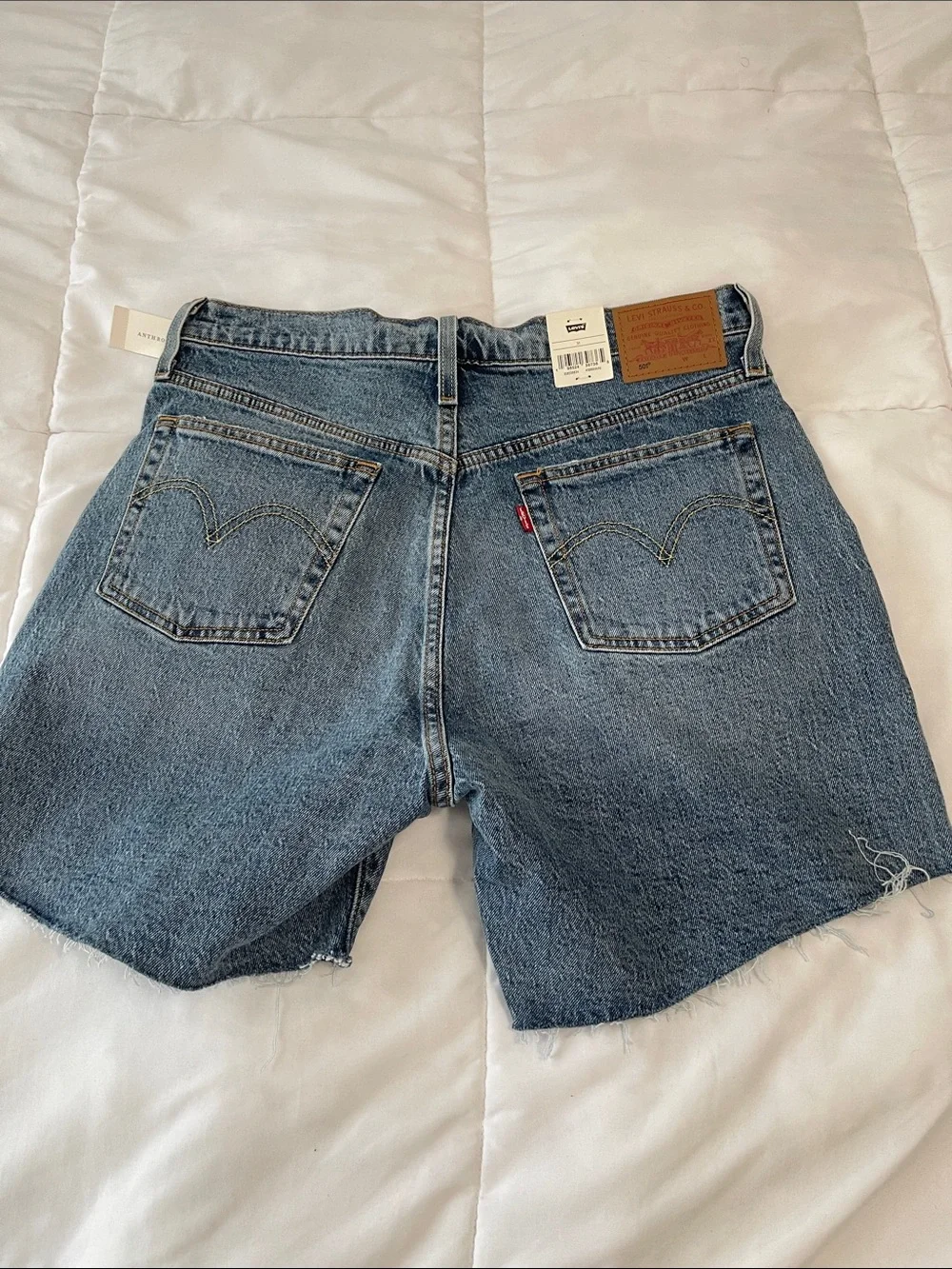 Levi's Blue Denim Cutoff Women's Shorts